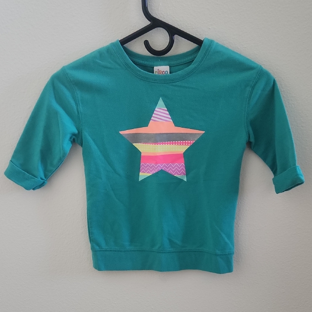 Circo Teal Shirt with Colorful Star